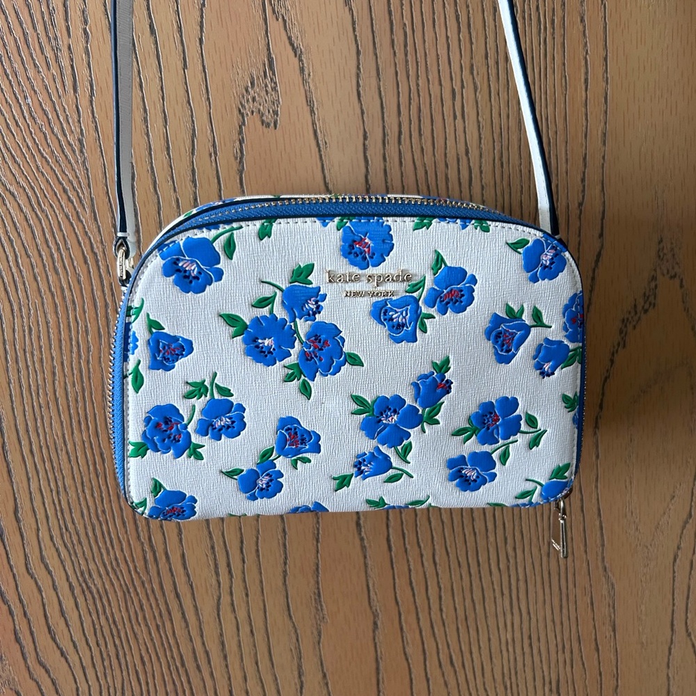 kate spade Devin Springtime Blooms Double Zip Dome Crossbody - Picture 5 of 10